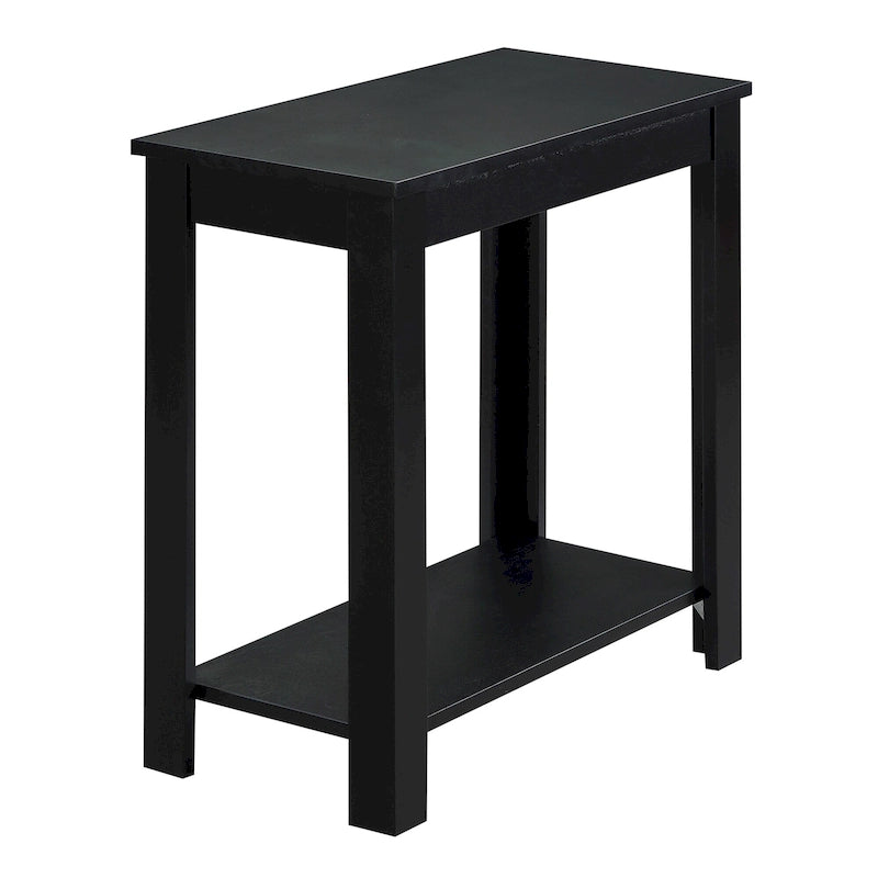 Table d'appoint de chevet avec étagère