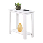 Table d'appoint de chevet avec étagère