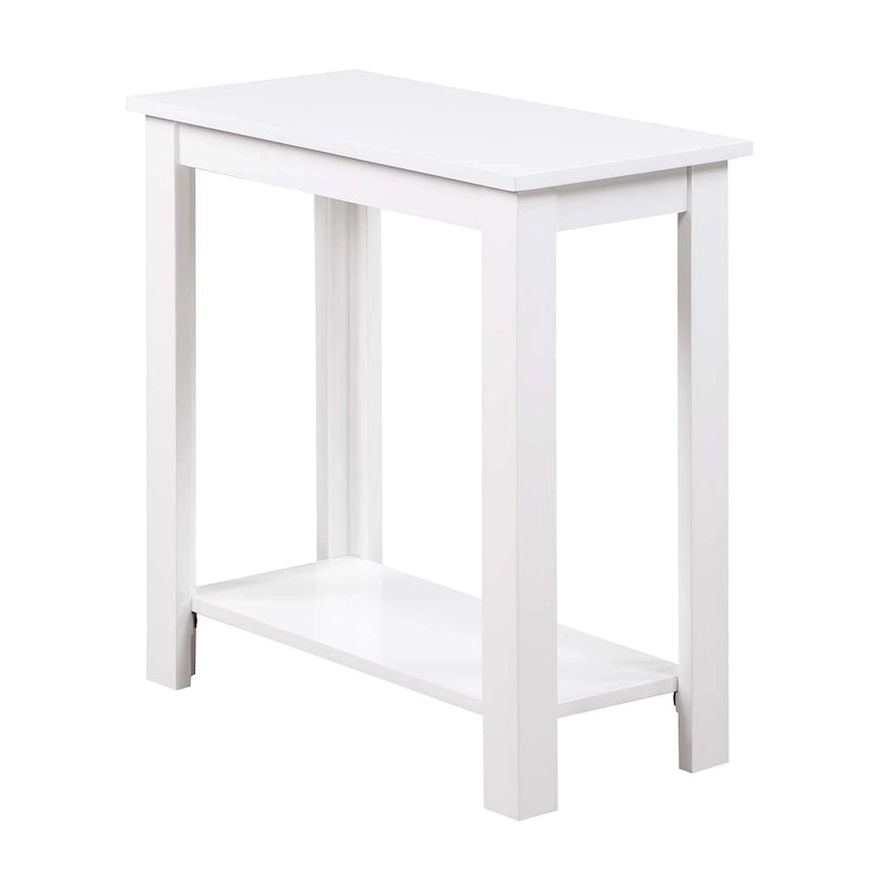 Table d'appoint de chevet avec étagère