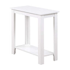 Table d'appoint de chevet avec étagère