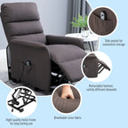 Fauteuil inclinable releveur électrique avec télécommande