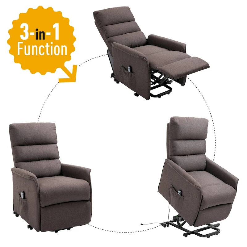 Fauteuil inclinable releveur électrique avec télécommande
