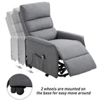 Fauteuil inclinable releveur électrique avec télécommande