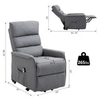 Fauteuil inclinable releveur électrique avec télécommande