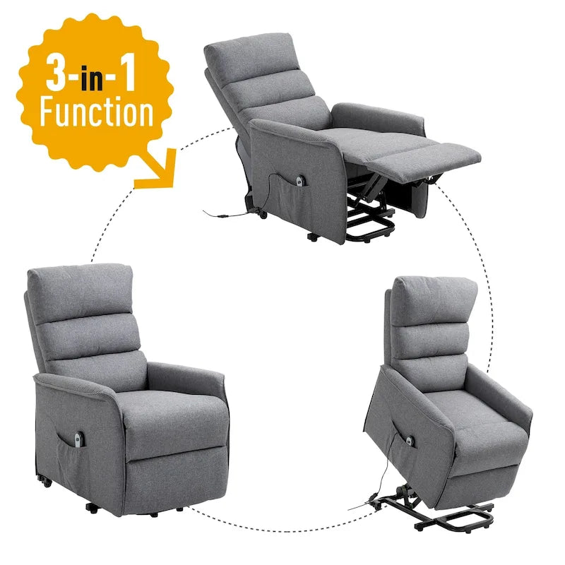 Fauteuil inclinable releveur électrique avec télécommande