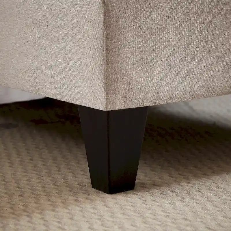 Canapé d'angle en U 4 places avec double méridienne pour salon