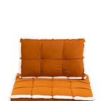 Fauteuil rembourré sans accoudoirs à assise profonde, canapé paresseux simple
