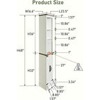 Meuble d'angle haut de ferme, meuble de rangement, optimiseur d'espace domestique
