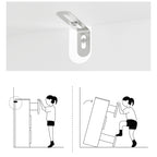 Commode de rangement blanche à 9 tiroirs avec design élégant et dispositif anti-basculement